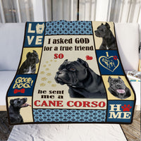 Cane Corso Dog Fleece Blanket MR0301 68O52 thumb 1