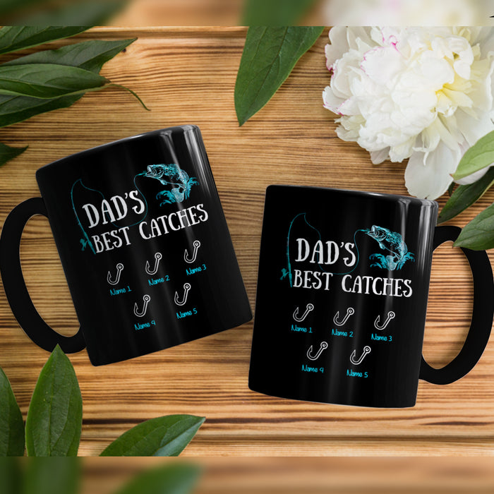 Personalized Dad Grandpa Fishing Catches Mug AP231 26O57 1