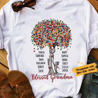 Personalized Grandma White T Shirt JN92 85O65 thumb 1