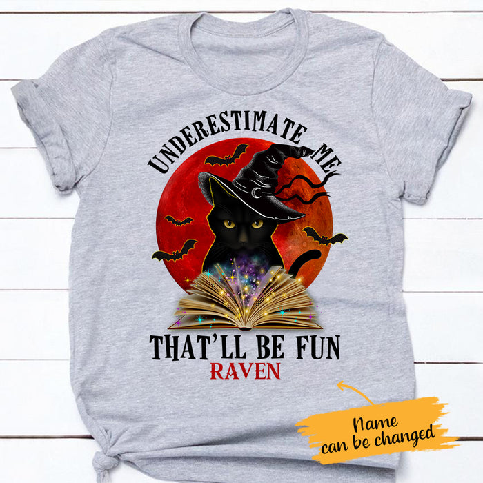 Personalized Halloween Black Cat That Will Be Fun T Shirt JL191 95O65 1