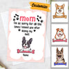 Personalized Dog Mom Mother's Day Card MR113 26O28 1