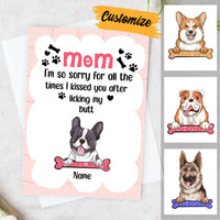 Personalized Dog Mom Mother's Day Card MR113 26O28 thumb 1