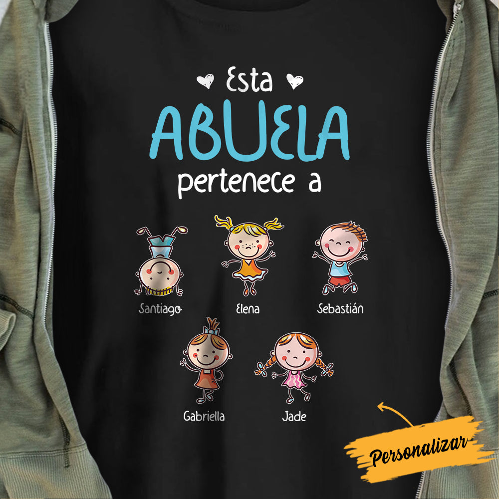 Personalized Abuela Spanish Grandma Belongs T Shirt AP231 67O57
