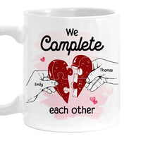 Personalized Couple Gift We Complete Each Other Mug 31021 thumb 1