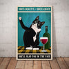 Tuxedo Cat Vintage Canvas MY115 81O53 1