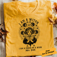 Personalized Halloween I Am A Witch White T Shirt JL153 65O57 thumb 1