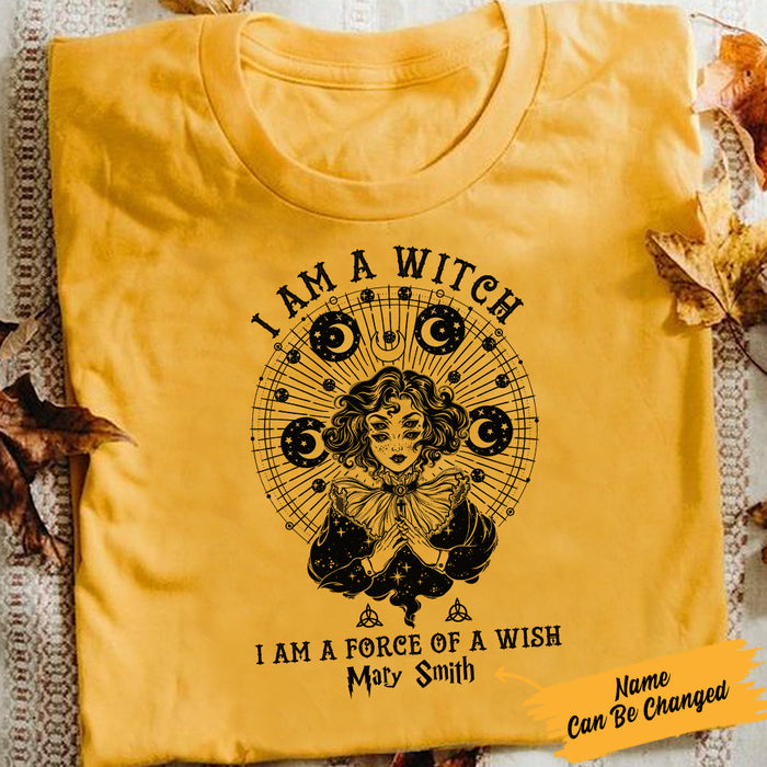Personalized Halloween I Am A Witch White T Shirt JL153 65O57 1