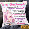 Personalized Unicorn To Granddaughter Hug This Pillow AG311 58O47 1