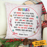 Personalized Grandma Hugged This  Pillow NB193 30O53 (Insert Included) thumb 1