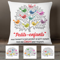 Personalized French Maman Grand-mère Tree Mom Grandma Pillow AP156 65O36 thumb 1