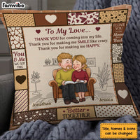 Personalized Gift For Couple Thank You Pillow 30611 thumb 1