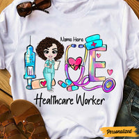 Personalized Love Nurse Life T Shirt JN244 30O47 thumb 1