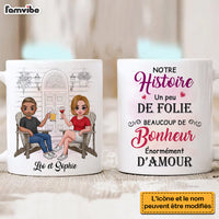 Personalized Gift For Couple French Our History Mug 30816 thumb 1