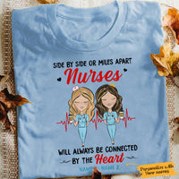 Personalized Nurse Friends Side By Side T Shirt SB31 26O65 thumb 1