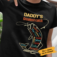 Personalized Dad Grandpa Fishing T Shirt MY203 30O58 thumb 1