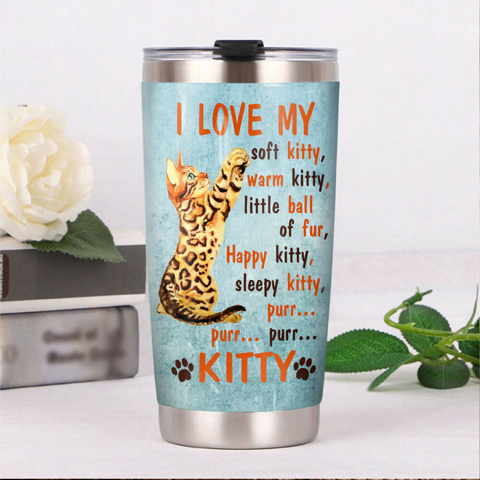 Bengal Cat Steel Tumbler MR1802 70O51 1