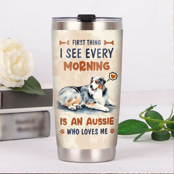 Australian Shepherd Dog Steel Tumbler FB0607 67O51 1
