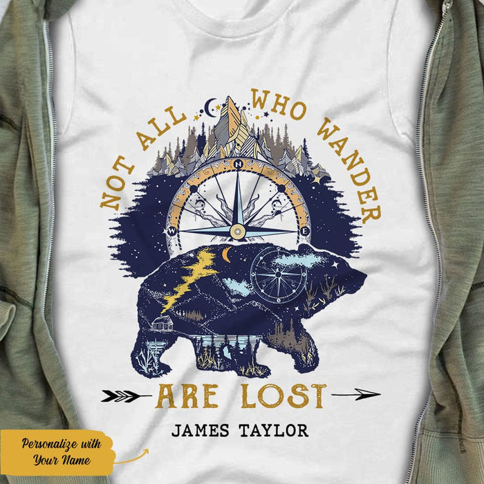 Personalized Camping  White T Shirt JN52 95O58 1