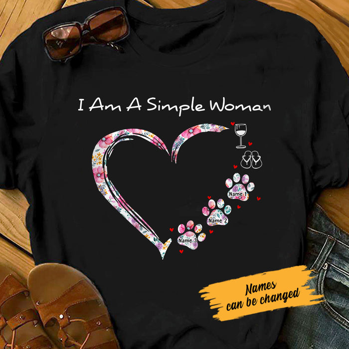 Personalized Dog Simple Woman T Shirt MR161 95O58 1