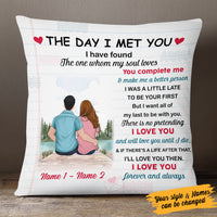 Personalized Letter To My Lover Couple Pillow MR21 73O53 (Insert Included) thumb 1