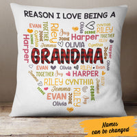 Personalized Love Grandma Word Art Pillow FB254 73O60 (Insert Included) thumb 1