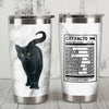 Black Cat Steel Tumbler MY173 73O36 1