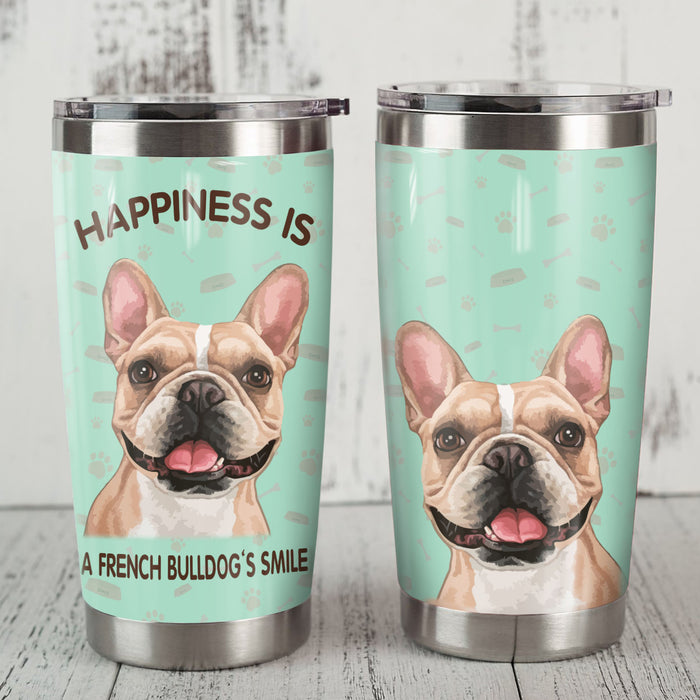 French Bulldog Dog Steel Tumbler MR0905 71O51 1