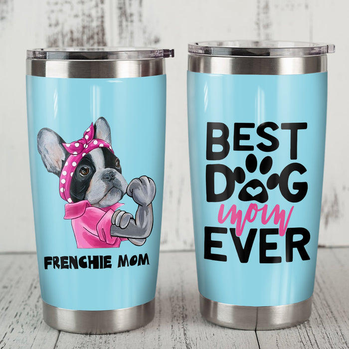 French Bulldog Steel Tumbler MY114 67O36 1