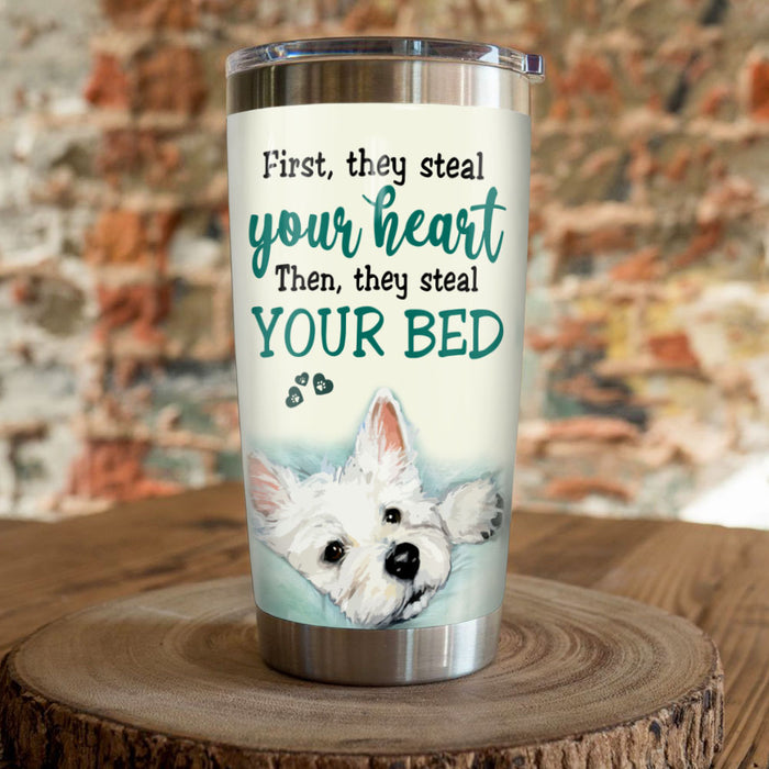 Westie Dog Steel Tumbler FB0302 81O51 1