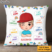 Personalized Gift For Grandson Affirmation Pillow 30561 thumb 1