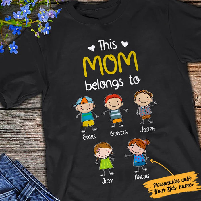 Personalized Mom  T Shirt MY111 81O34 1