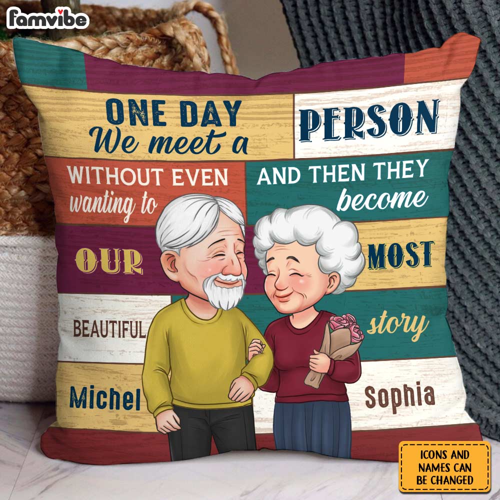 Personalized Couple Gift Our Beautiful Story Pillow 30959 Primary Mockup