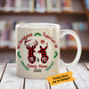 Personalized Deer Hunting Couple First Christmas Mug SB93 26O53 1