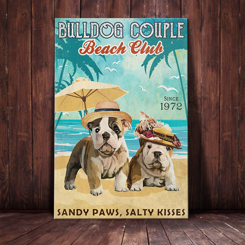 Bulldog Beach Club Canvas SAP0601 95O53