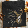 Personalized Bow Hunting Dad Grandpa T Shirt MY251 95O34 1