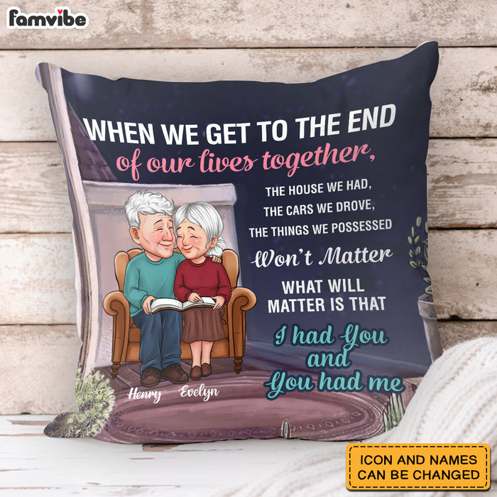 Personalized Couple The House We Had The Cars We Drove Pillow 31067 1