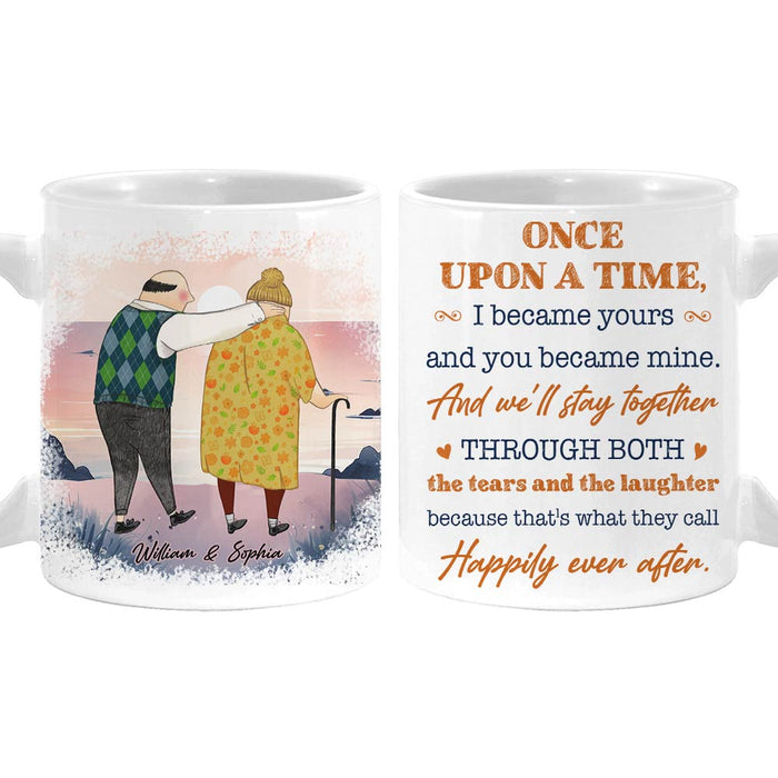 Personalized Couple Gift Once Upon A Time I Became Yours And You Became Mine Mug 31243 1