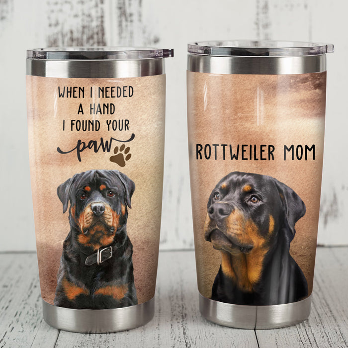 Rottweiler Dog Steel Tumbler MR1101 71O31 1