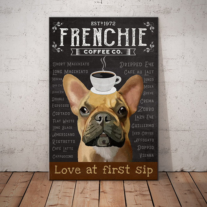 French Bulldog Coffee Company Canvas SAP0808 81O53 1