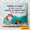 Personalized Dog French Chien Volent Votre Lit Pillow AP141 29O47 (Insert Included) 1