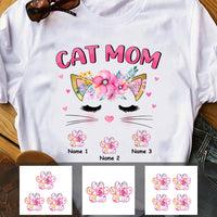 Personalized Cat Mom T Shirt MR153 30O47 thumb 1