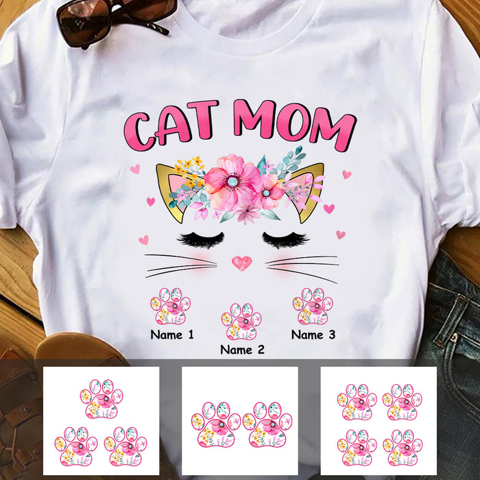 Personalized Cat Mom T Shirt MR153 30O47 1