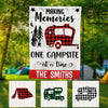 Personalized Camping Memories Christmas Flag OB221 95O53 1