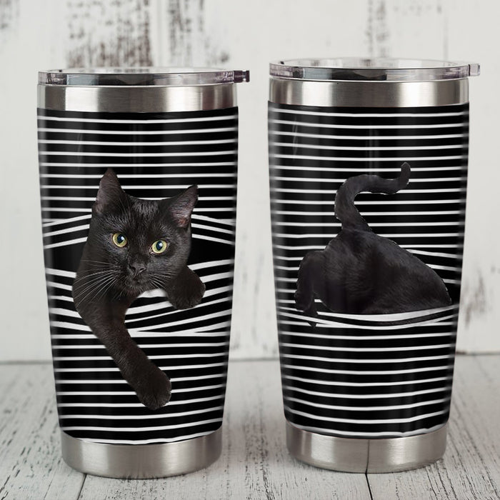 Black Cat Steel Tumbler AP2807 67O57 1