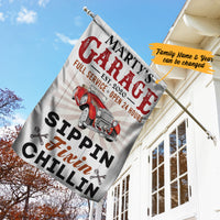 Personalized Fixing Home Garage Flag AG181 28O57 thumb 1