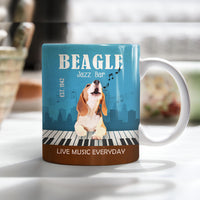 Beagle Dog Jazz Bar Mug MR0303 95O58 thumb 1