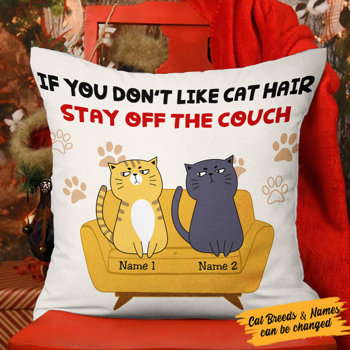 Personalized Cat Hair Furniture  Pillow NB308 81O53 (Insert Included) 1