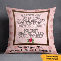 Personalized Blessed Grandmothers  Pillow NB171 65O47 (Insert Included) thumb 1