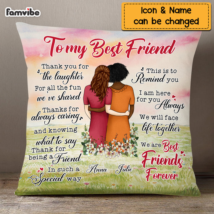 Personalized To My Friends Thank You For Pillow OB241 30O69 1