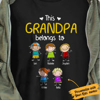 Personalized Grandpa Doodle T Shirt SMY224 81O34 thumb 1